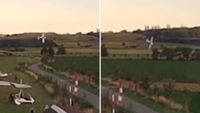 Trágico accidente: Avión ultraligero pierde el control y se estrella durante una exhibición