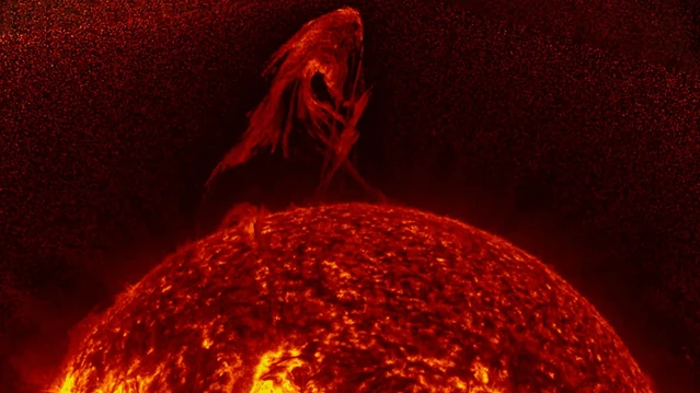 Impresionante erupción de filamentos magnéticos solares (VÍDEO)