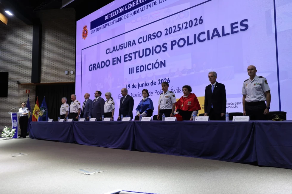Clausura del Grado en Estudios Policiales del Centro Universitario de Formación de la Policía Nacional