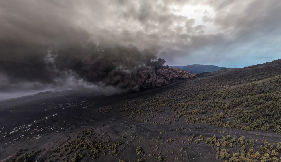 Tierra Bonita exige investigar si fueron suficientes las medidas para proteger a la población de los gases y cenizas del volcán Tajogaite