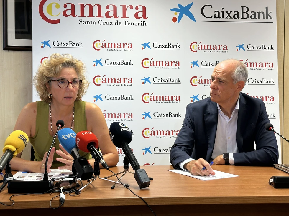 Presentación del Boletín de Coyuntura Económica de Canarias, elaborado por la Cámara Oficial de Comercio, Industria, Servicios y Navegación de Santa Cruz de Tenerife / TVi