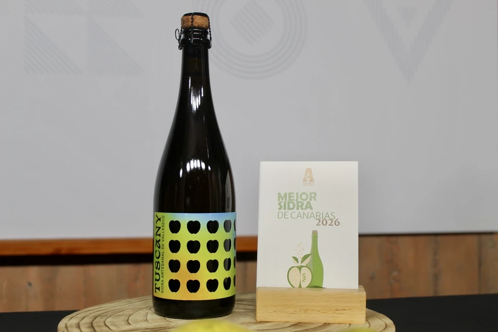 Tuscany Brut Nature, de Gran Canaria, elegida Mejor Sidra de Canarias 2026