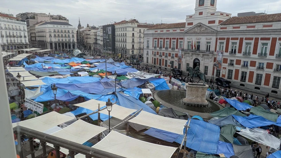 Acampada en Sol