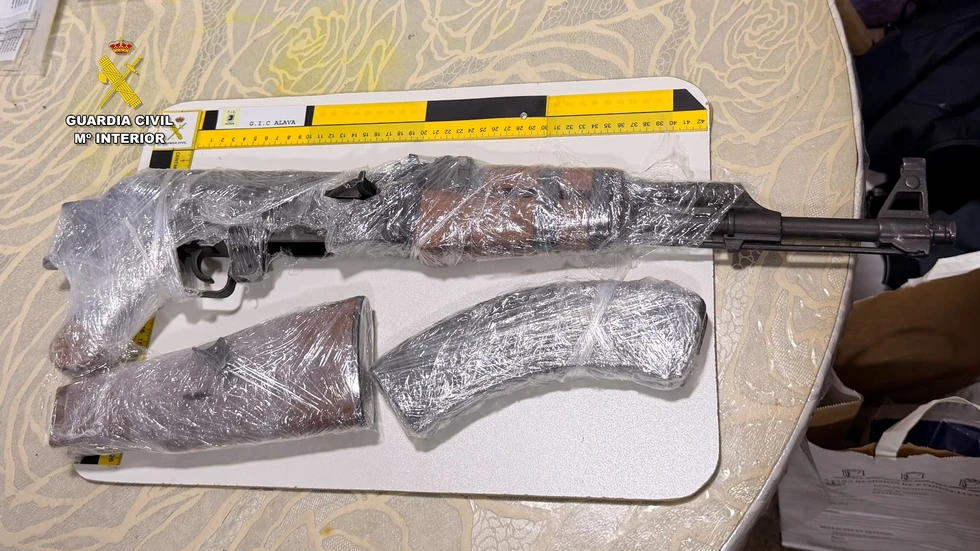 Material intervenido en la operación