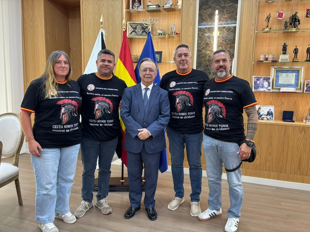 ATME traslada a Juan José Vivas, presidente de Ceuta, su apoyo a los militares desplegados