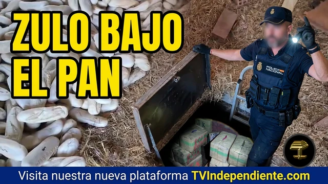 La Policía Nacional interviene más de 1.000 kilos de hachís en un zulo cubierto de barras de pan