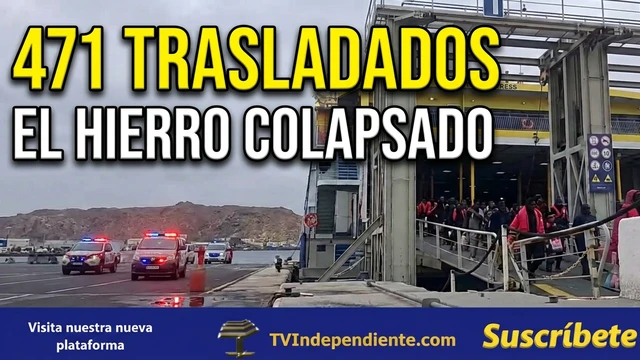 Trasladan a Gran Canaria a 471 inmigrantes llegados en la última semana a El Hierro