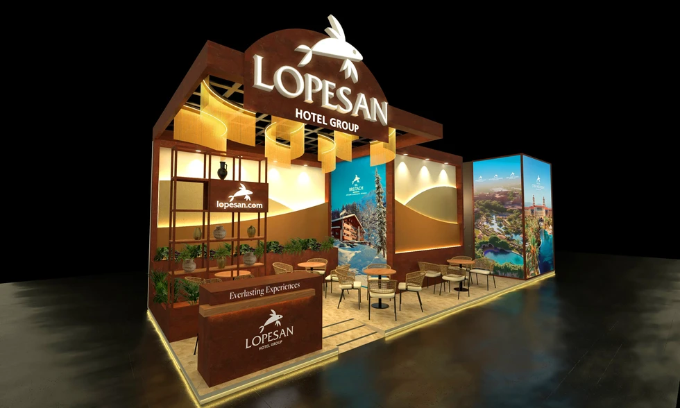 Estand de Lopesan Hotel Group en ITB Berlín  / TVi