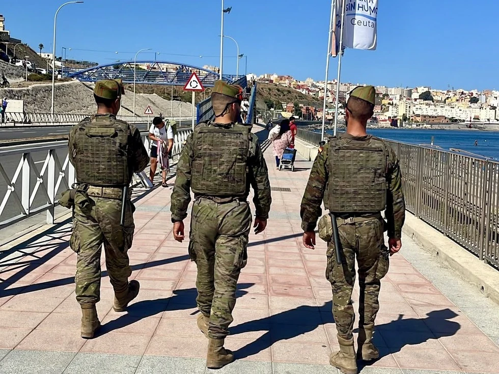 Militares en Ceuta / TVi