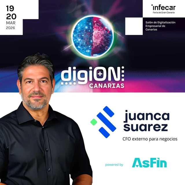 Juanca Suárez presenta en DigiON Canarias 2026 una ITV financiera con IA para que las pymes tomen mejores decisiones