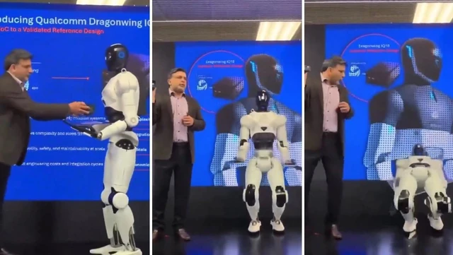 Fracaso épico: Robot humanoide 'muere' durante su presentación y deja atónitos a todos