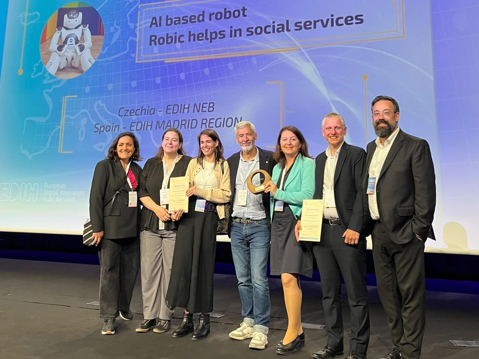 Madrid premiada en los EDIH Community Awards por su proyecto de robótica para de niños con dificultades en el aprendizaje