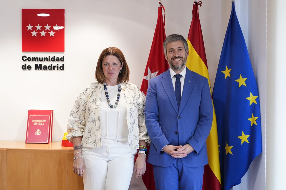 La Comunidad de Madrid recibe a la nueva presidenta de la Asociación de Víctimas del Terrorismo