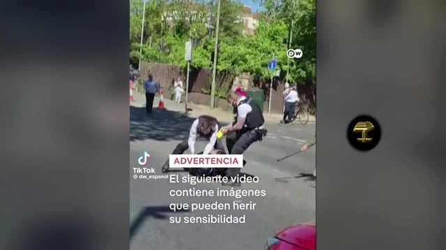 Así se redujo al atacante de dos personas en Inglaterra