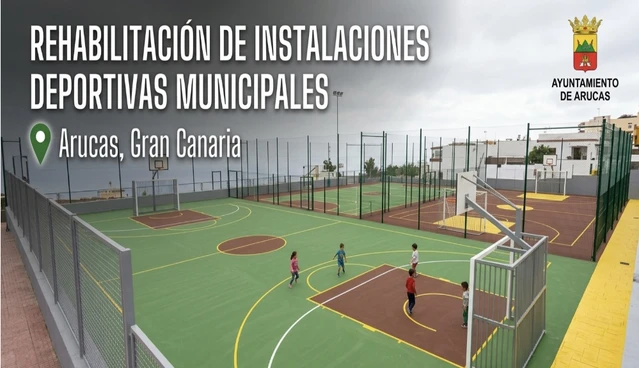 Arucas realiza la mayor inversión en el área de Deportes de su historia