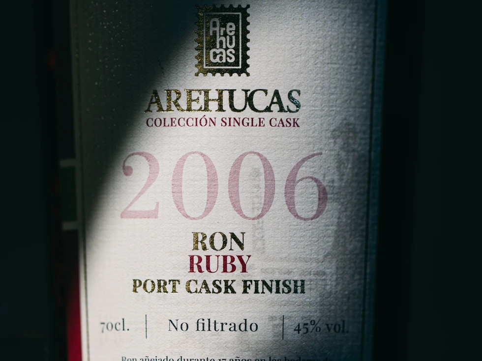 Ron Arehucas Single Cask Ruby Finish 2006