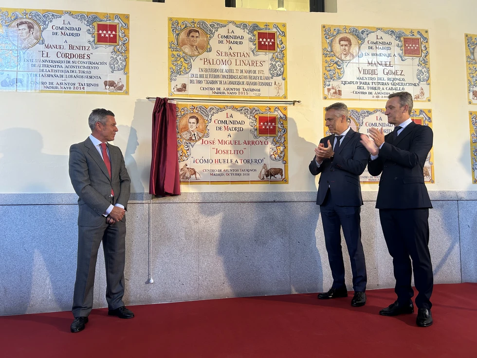 Homenaje al torero madrileño Joselito por su trayectoria profesional
