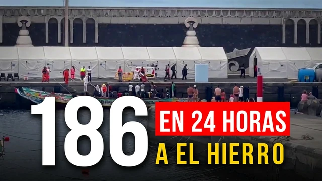 Más de 186 inmigrantes ilegales llegan a El Hierro en 24 horas