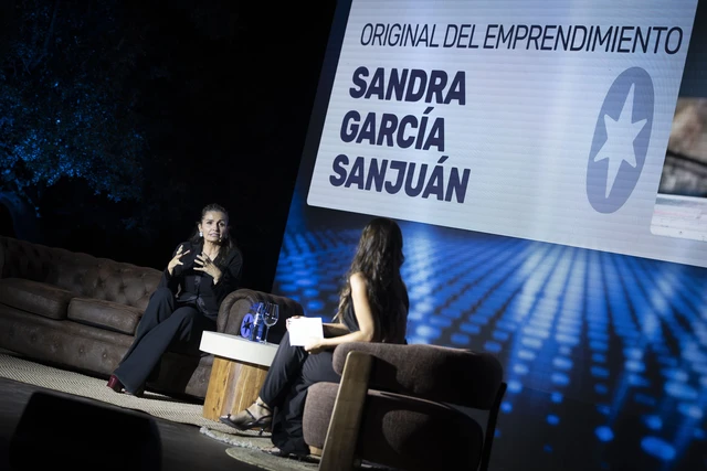 La empresaria tinerfeña Sandra García-Sanjuán, reconocida en los Premios Originales en Andalucía