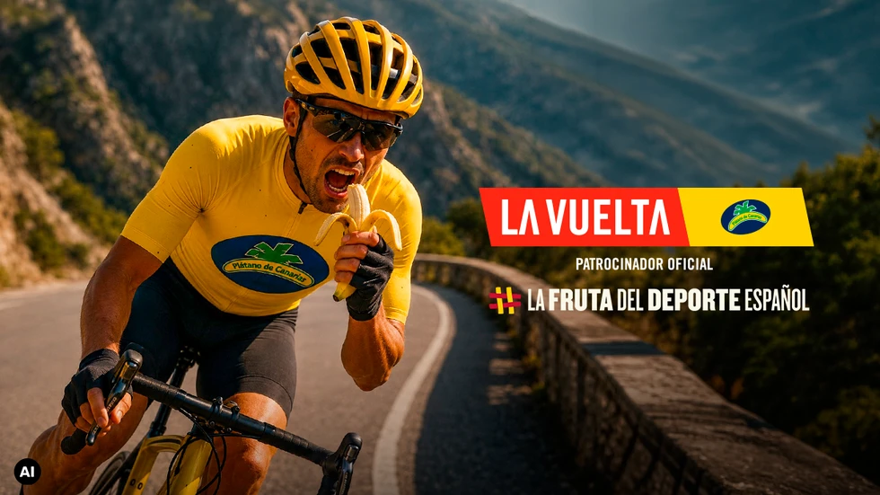Plátano de Canarias, patrocinador oficial de La Vuelta