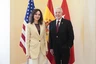 Díaz Ayuso se reúne con el Embajador de EE.UU. en España