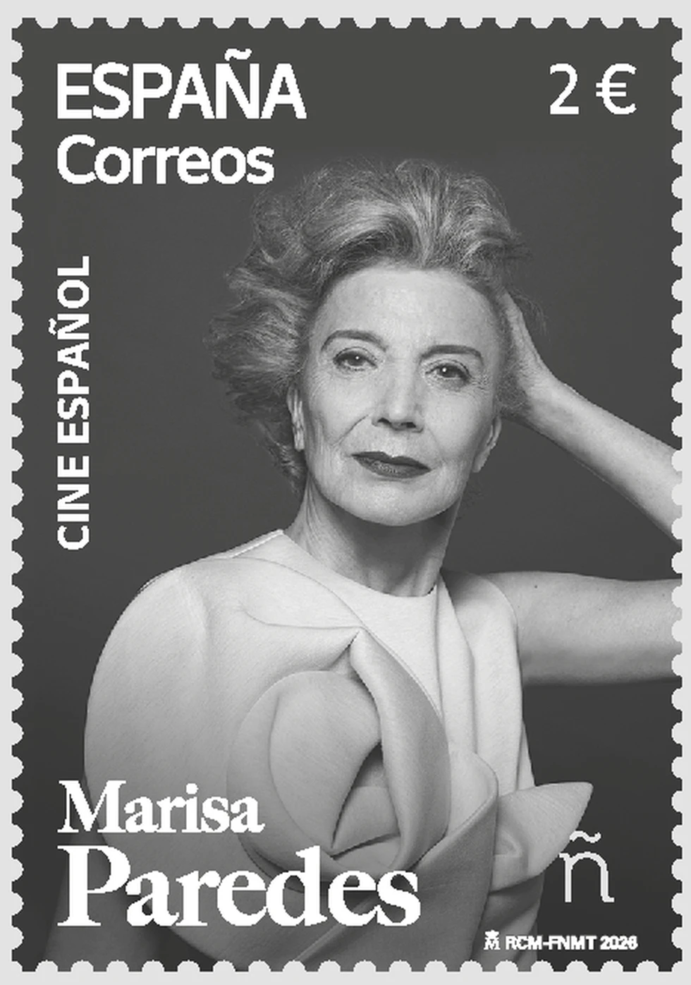 Sello dedicado a la actriz Marisa Paredes