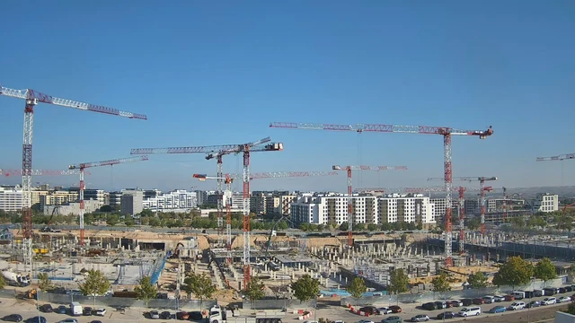 Comienzan a levantar los edificios de la futura Ciudad de la Justicia de Madrid