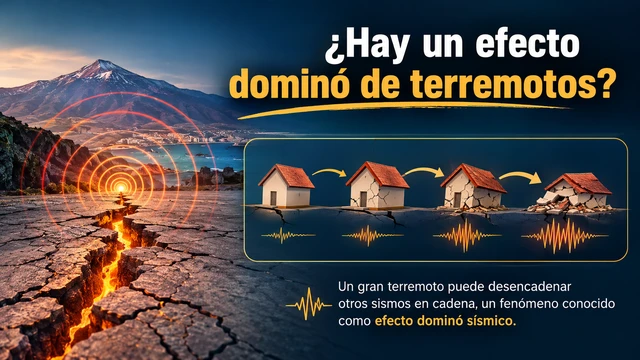 ¿Hay un efecto dominó de terremotos?