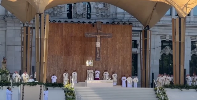 Santa Misa y Procesión del Corpus Christi oficiada por el Papa León XIV en Madrid