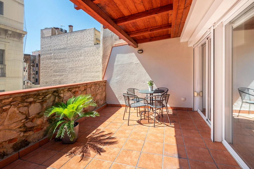 Vivienda con terraza