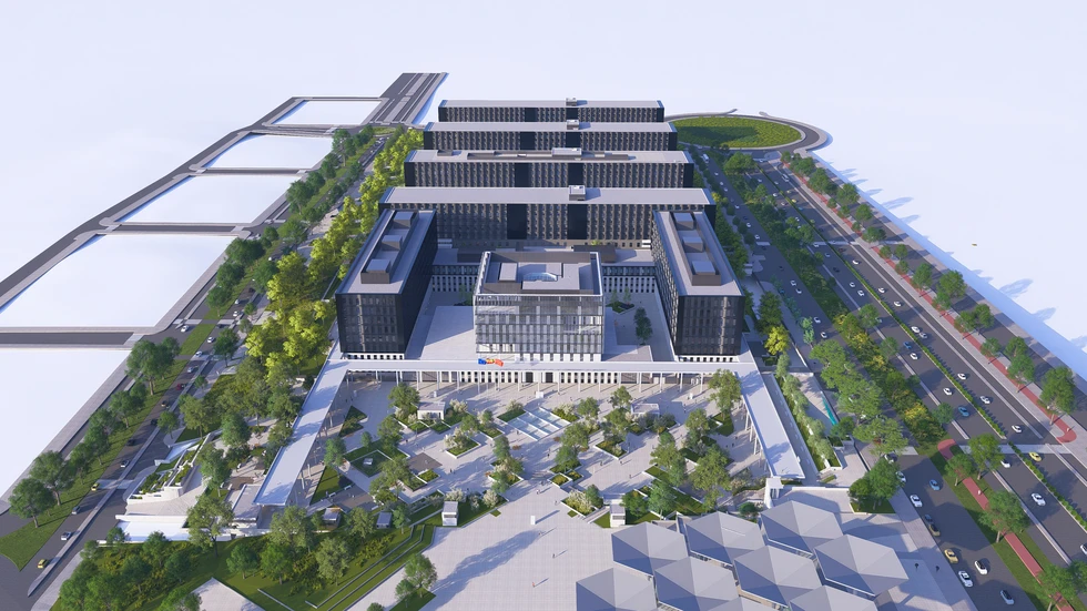 Comienzan a levantar los edificios de la futura Ciudad de la Justicia de Madrid