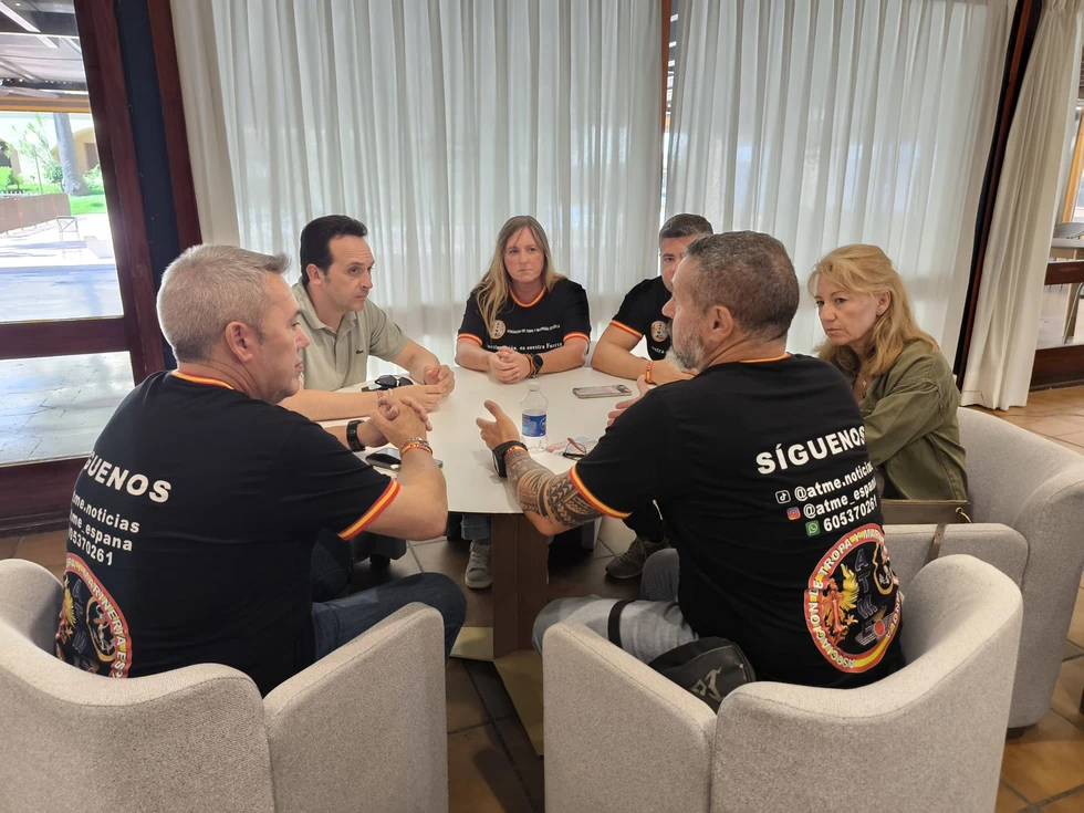 ATME traslada a Juan José Vivas, presidente de Ceuta, su apoyo a los militares desplegados