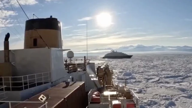 Espectacular rescate de un crucero atrapado en medio de la Antártida