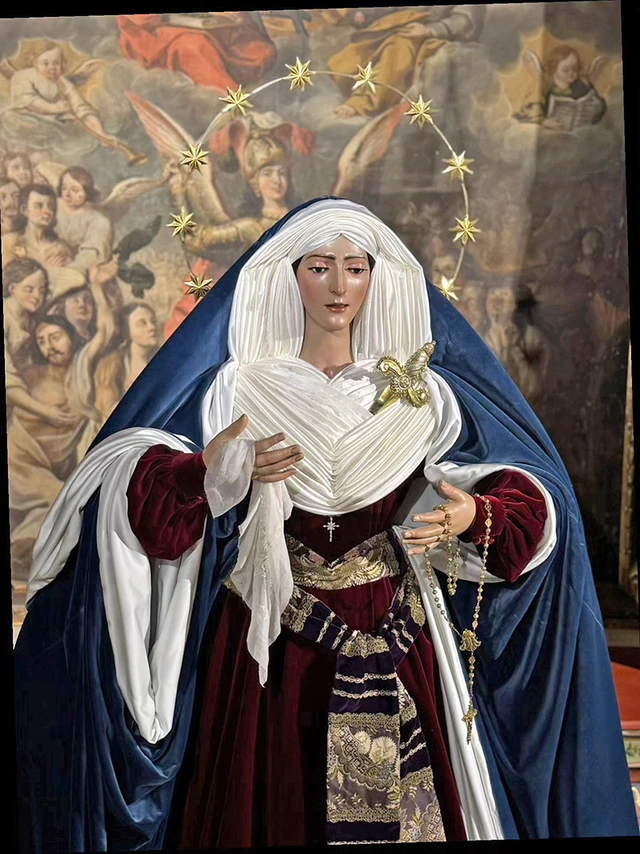 Así luce la Esperanza de Alcalá del Río de Sevilla en esta Cuaresma