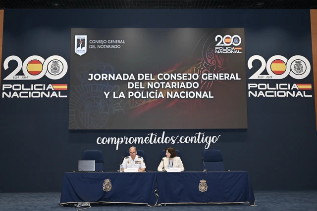 Notariado y Policía Nacional colaboran en la lucha contra de la delincuencia económica