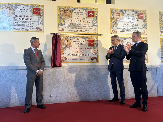 Homenaje al torero madrileño Joselito por su trayectoria profesional