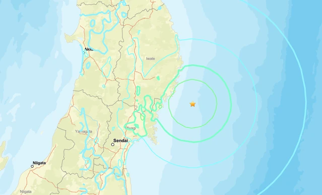 Terremoto de magnitud 6,7 frente a las costas de Japón