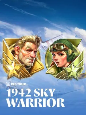 WWII fighter planes and military medals against a dramatic wartime sky