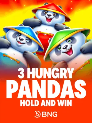 3 Hungry Pandas Hold and Win
