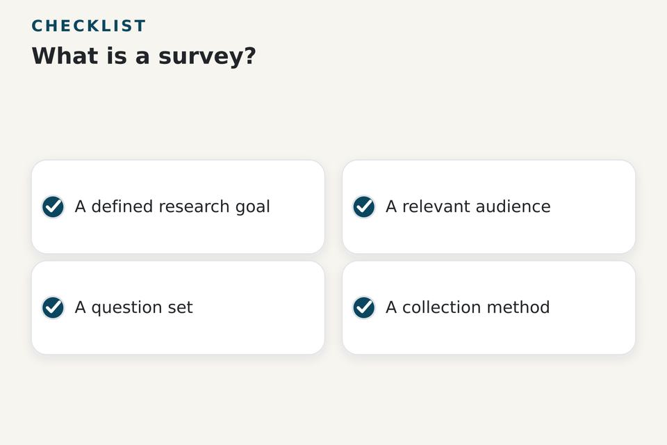 What is a survey