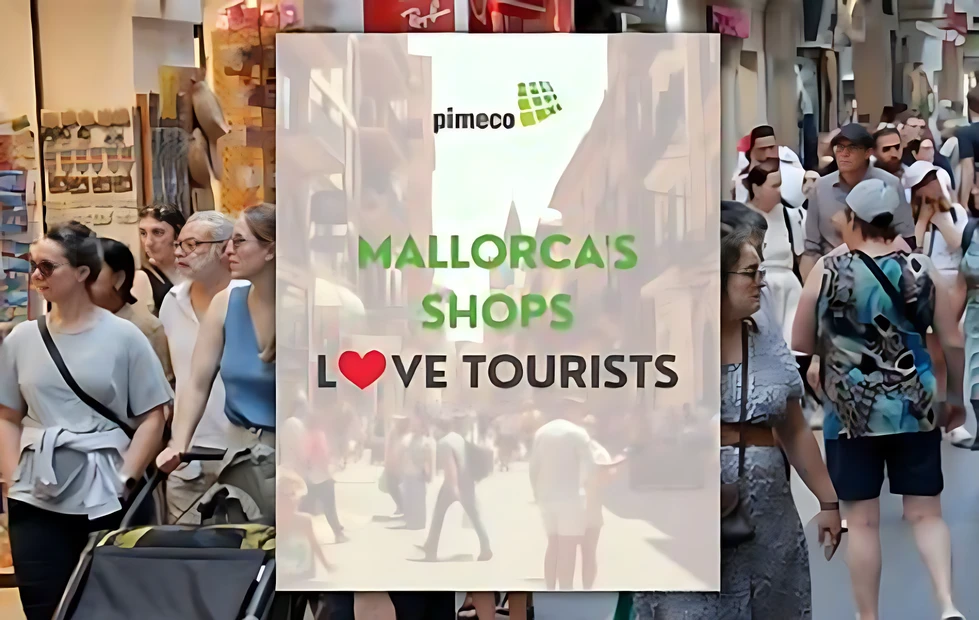 Comerciantes de Mallorca apoyan el turismo con la campaña “Mallorca’s Shops Love Tourists”