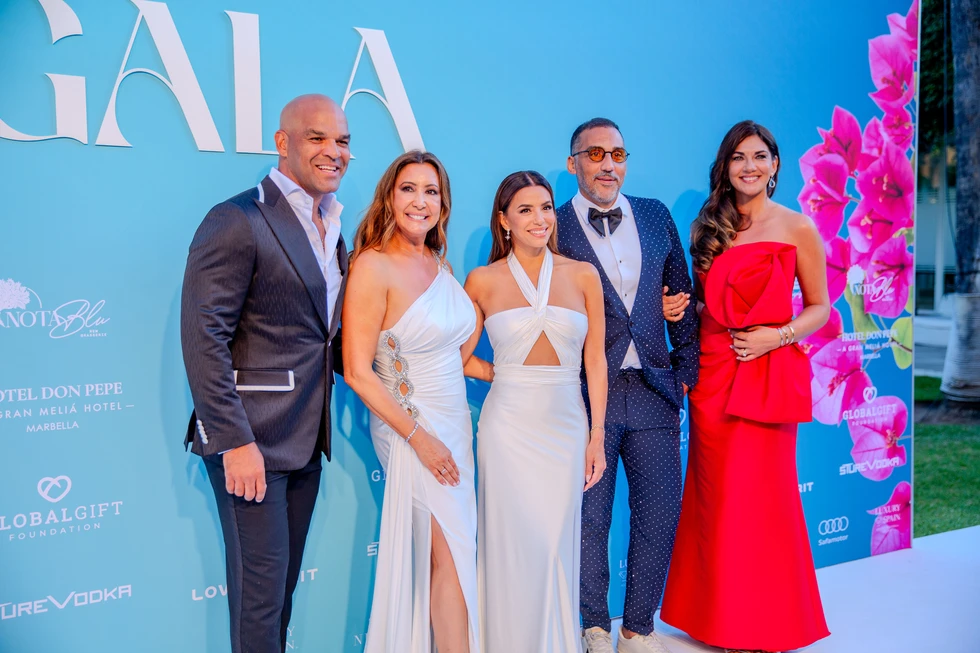 Eva Longoria, Maria Bravo y Zazou Belounis lideran una noche mágica en la XIV Global Gift Gala Marbella, repleta de estrellas, arte y solidaridad