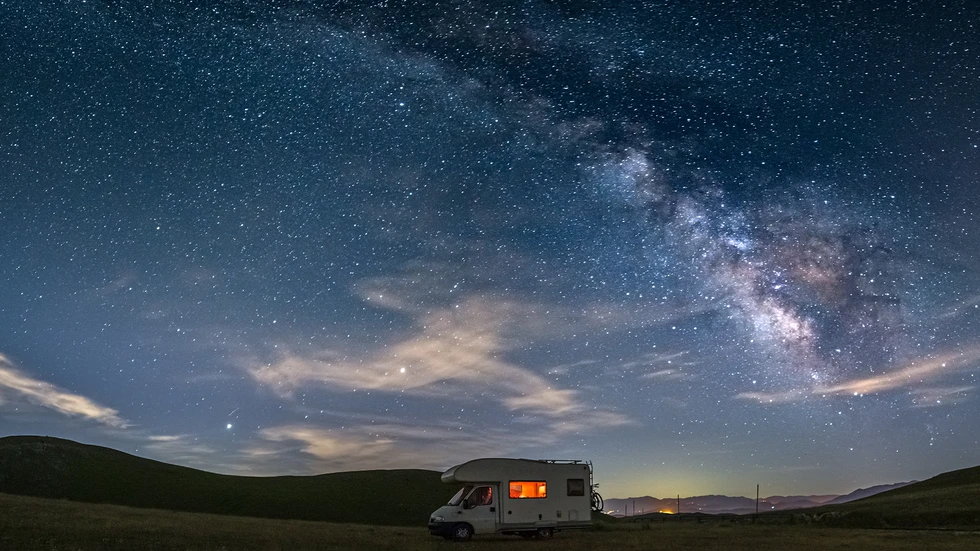 Los mejores lugares donde disfrutar de las Perseidas en autocaravana