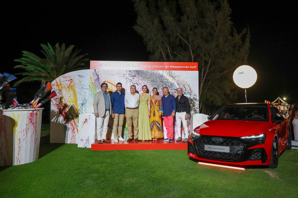 El arte conquista Maspalomas Golf en una nueva edición de Audi Golf Night by Mahou & Lopesan