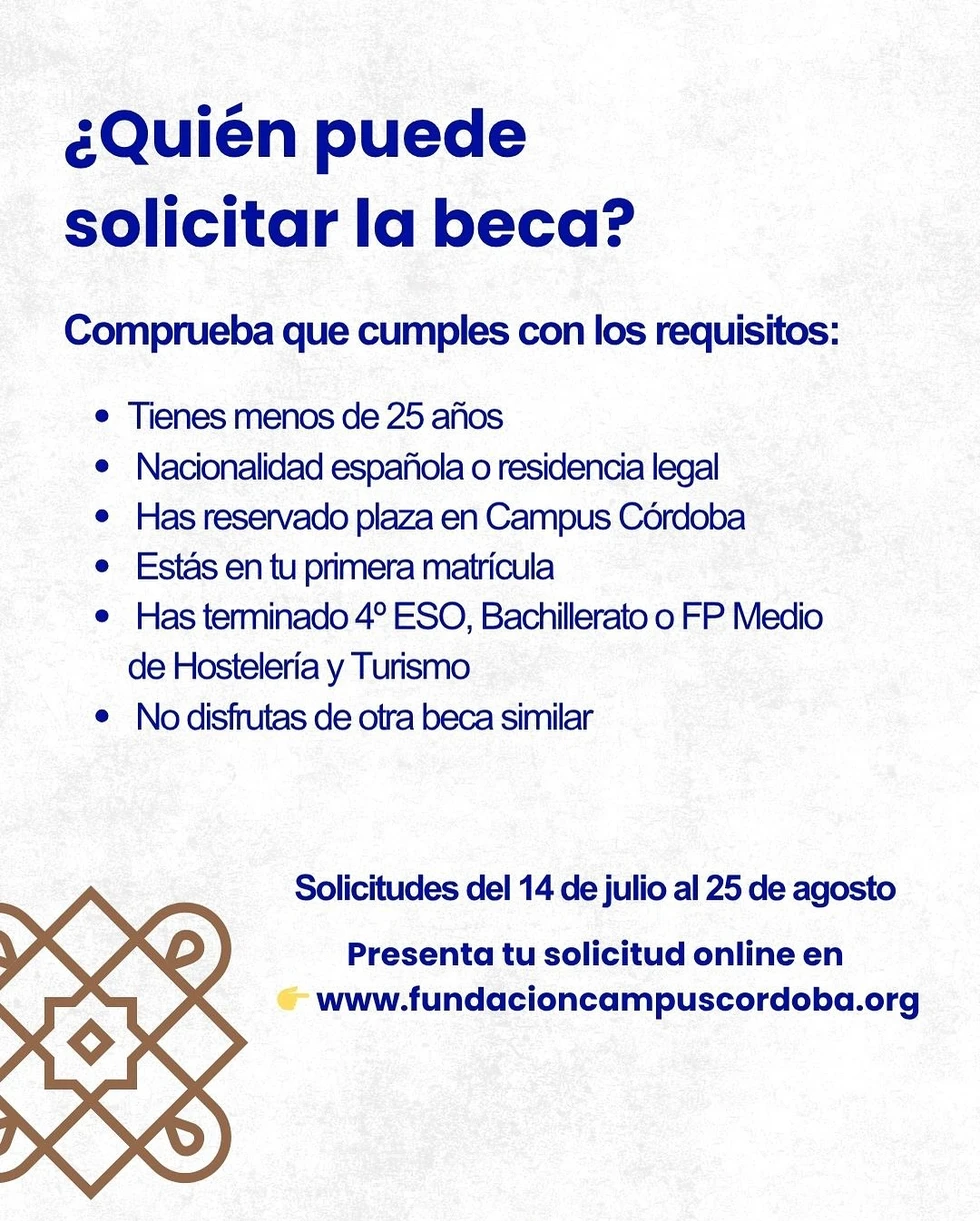 Paco Morales y Fundación Campus Córdoba impulsan el talento joven con becas de hasta 6.000 euros para estudiar en Qurtuba Academy