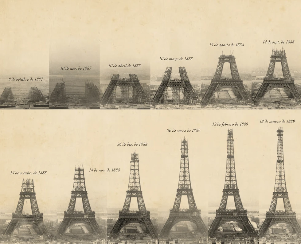 ¿Cómo se construyó la Torre Eiffel?