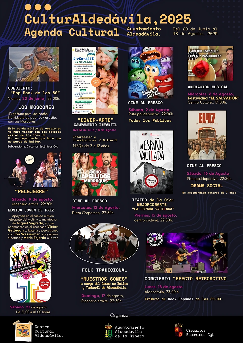 Aldeadávila de la Ribera da la bienvenida al verano con ‘CulturAldeadávila 2025’