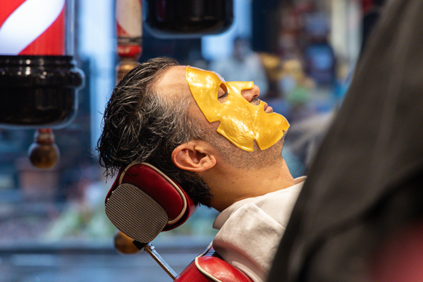 Gold Face Mask